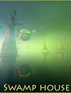 Swamp house for Daz Studio