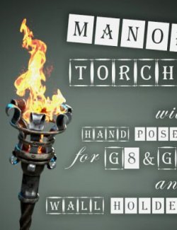 Manor Torch With Hand Poses for G8 & G9