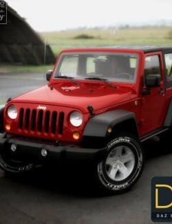 Jeep Wrangler 2012 for DAZ Studio