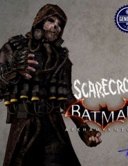 Scarecrow Arkham Knight Outfit for G8M