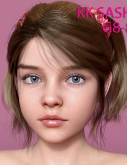 Kk Sasha Character for Genesis 8,8.1 Female