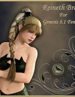 Reineth Braid for Genesis 8.1 Female