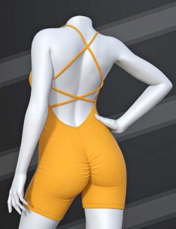 dForce SU Fitness Suit for Genesis 9, 8.1, and 8 Female