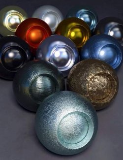 SFD Metal Shader Presets for Iray