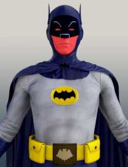 BAK- Batman 1966 Outfit for Genesis 8 Male & Genesis 9