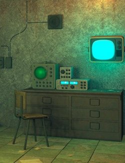 Atomic shelter for Daz Studio