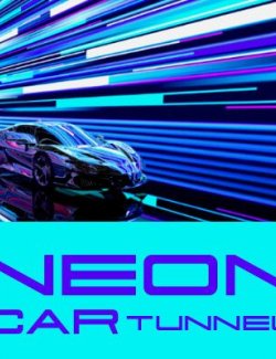 Neon Car Tunnel