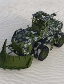 Camo-Cool MILITARY for Military Sci-fi Truck in Daz Studio and Poser