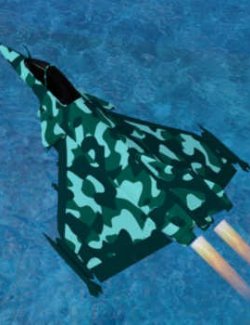 Camo-Cool MILITARY for Rafale Fighter Jet in Daz Studio