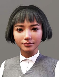 M3D Chic Bob Hair for Genesis 9