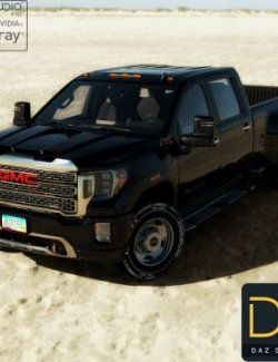 GMC Sierra HD 3500 Denali 2021 for DAZ Studio