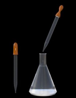 Dropper and Erlenmeyer Flask