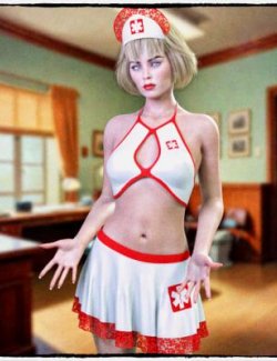 JMR dForce Ida Nurse Costume for G8F