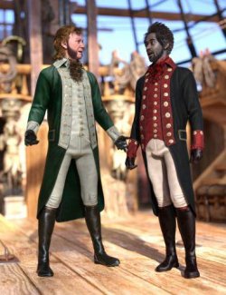 dForce Founding Fathers Outfit Texture Add-On