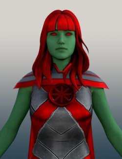 DC - Miss Martian for Genesis 8 Female