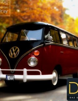 Volkswagen T1 1967 for DAZ Studio