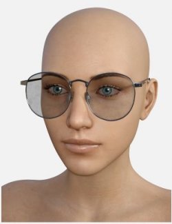 Glasses Round Metal for Genesis 8 Female