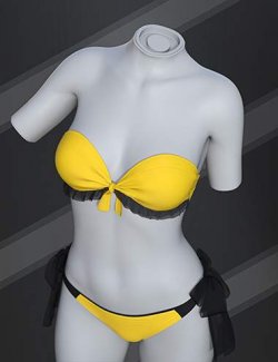 dForce SU Cute Bikini for Genesis 9, 8.1, and 8 Female