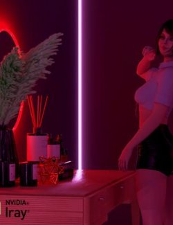 Fantastic Neon "Girls Room"