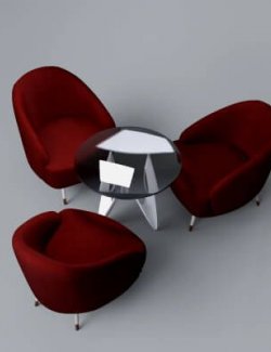 A3S H-Luxury Table and Chair