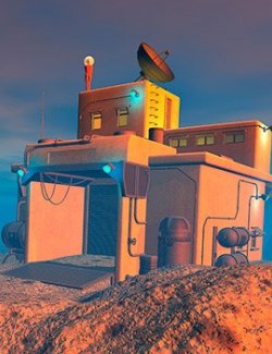 Martian house for Daz Studio