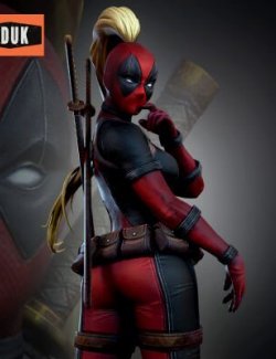 Lady Deadpool For G8F