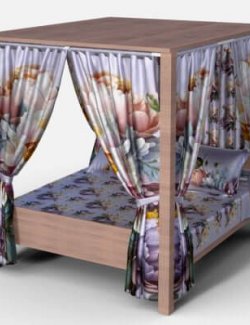 Canopy Bed With Curtains