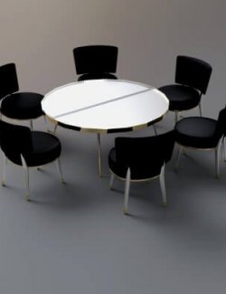 A3S H-Modern Table and Chair