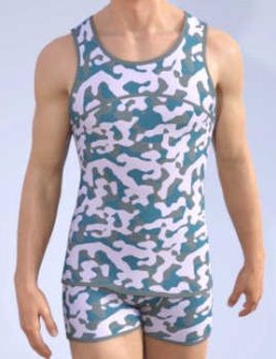 Camo-Cool COMMANDO Styles for JMR dForce Matthieu Underwear for G8M in DS