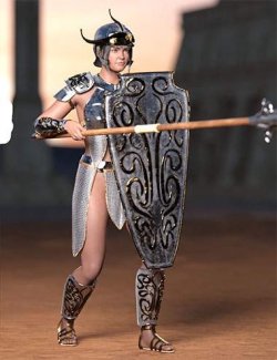 Maidens of Mars- Warrior dForce Outfit for Genesis 9 and 8 Female