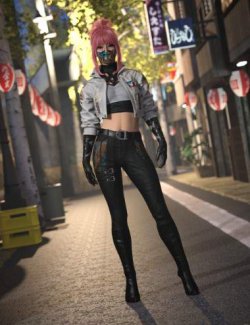 Urban Kunoichi Outfit for Genesis 9