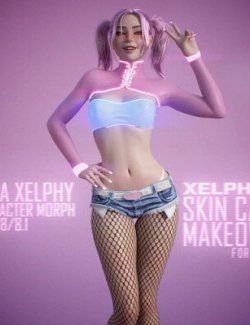 Xelphy's Skin Care & Xeya Morph Bundle for Genesis 8.1