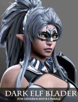 Dark Elf Blader for Genesis 8 and 8.1 Female