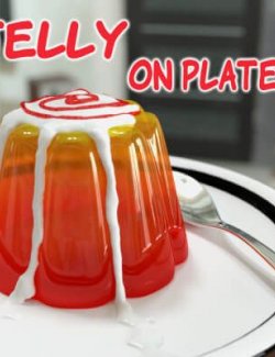 Jelly on Plate