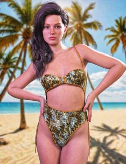 JMR dForce Barbora Swimsuit for Genesis 9