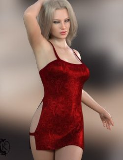 dforce- Split Dress- Genesis 8