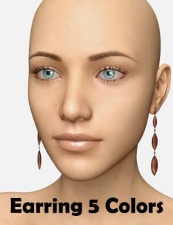 Diamond Earring V1 for Genesis 8 Female