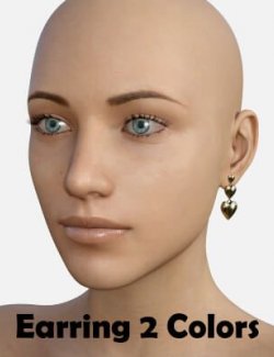 Heart Earring V4 for Genesis 8 Female