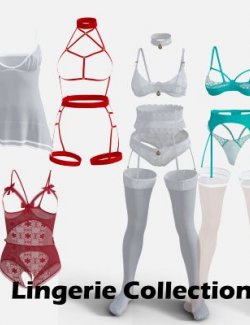 Lingerie Collection for Genesis 8 Female