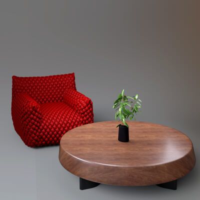 Click here to see preview images for "AQ3D Master Chair and Table 8" AQ3D Master Chair and Table 8