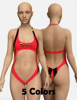 Revealing Sport Swimsuite for Genesis 8 Female