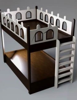 A3S H-Kids Double Layer Bed 3