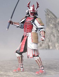 dForce Imperial Tech-Samurai Armor for Genesis 9