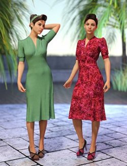 FRQ dForce: 1940s Dress for G8F