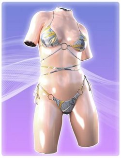 Hellolace Bikini for Genesis 9, 8 and 8.1 Females