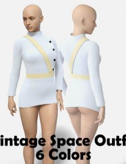 Vintage Space Outfit for Genesis 8 Female