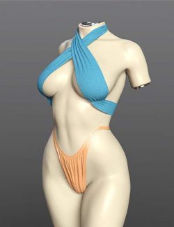 SPR Cross Swimsuit for Genesis 9