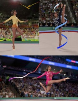 dForce Rhythmic Gymnastic Set for Genesis 9