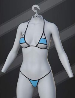 dForce SU Line Bikini for Genesis 9, 8.1, and 8 Female