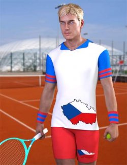 JMR dForce Mark Tennis Outfit for Genesis 9